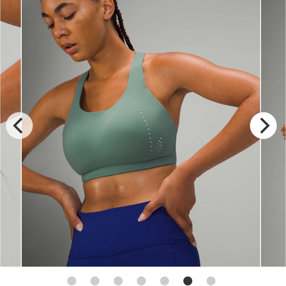 lululemon athletica Sage Green High-Support Sports Bra